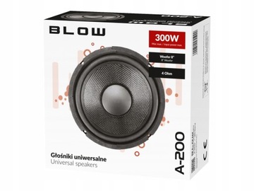 Blow A-200 samochodowy głośnik basowy 200mm - 4 Ohm - 1szt - Zielona Góra -