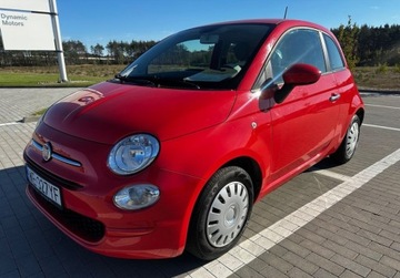 Fiat 500 II Seria 4 1.2 69KM 2019 Fiat 500 salon PL FV VAT 23 bezwypadkowy 1.2 Benzyna 69KM
