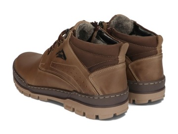 БОТИНКИ ЗИМНИЕ УТЕПЛЕННЫЕ, КОЖАНЫЕ 173 CBR R 41