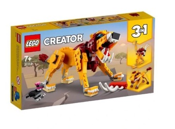 LEGO 31112 CREATOR 3 w1 - DZIKI LEW, STRUŚ, GUZIEC