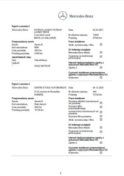 MERCEDES-BENZ VIN Sprawdzenie Historia Serwisowa Raport PDF z ASO 7/7