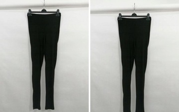 A5B105*BOOHOO LEGGINSY CZARNE DOPASOWANE 34 XS A01