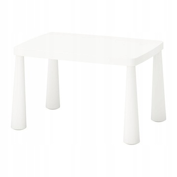 IKEA STOLIK MAMMUT DLA DZIECKA BIAŁY 77x55 DZIECIĘCY