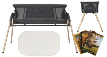 ŁÓŻECZKO KOŁYSKA GONDOLA 3w1 ESPIRO TULLY TIMBER BLACK