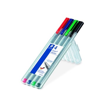 Cienkopis 334 Staedtler Triplus zestaw 4 kol. SB