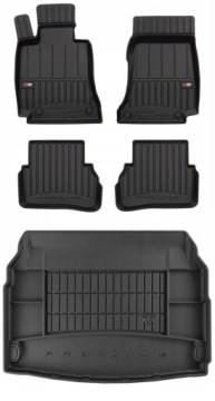 Set 3D gumové rohože Mercedes C W205 Sedan 2014-2021
