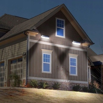 СОЛНЕЧНАЯ ЛАМПА С ДАТЧИКОМ ДВИЖЕНИЯ СУМЕРКИ 180 LED