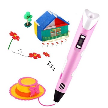 3D-ручка Magik + стержень на 110 м + 40 шаблонов