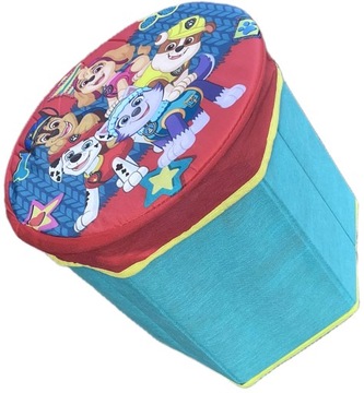 POJEMNIK KOSZ NA ZABAWKI ORGANIZER PUDEŁKO PUFA OLDMAN PSI PATROL 28x28x27
