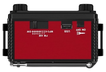 Магнитола SVEN SRP-355 Черно-красная