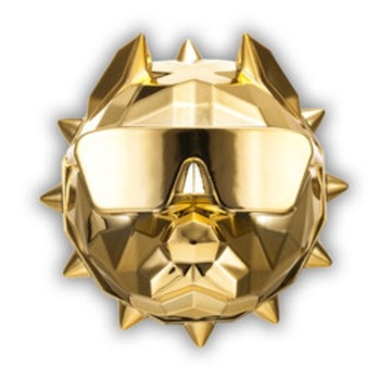 АВТОМОБИЛЬНЫЕ УКРАШЕНИЯ СОБАКА БУЛЬДОГ ЗОЛОТОЙ ПОДАРОК