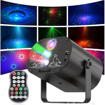 Светодиодный лазерный проектор RGB Disco