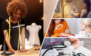 СВЕТОДИОДНАЯ КОСМЕТИЧЕСКАЯ ЛАМПА С ЛУПОЙ USB POWERBANK 2000мАч