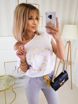 Блузка женская GOLD PRINT BEAR, Хлопок, Цвета L