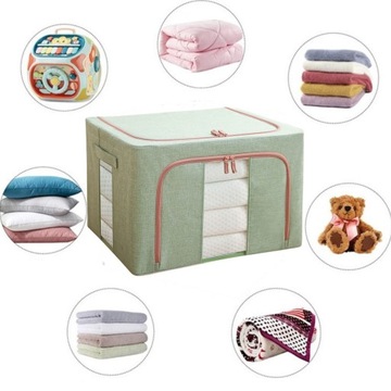 Чехол для постельного белья, одежды, одеял с каркасом, контейнер 60х42х40 100л.