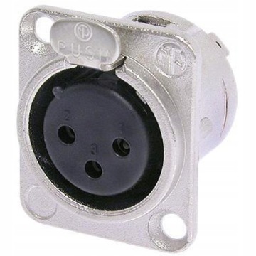 NEUTRIK NC3FD-L-1 Gniazdo tablicowe XLR 3PIN