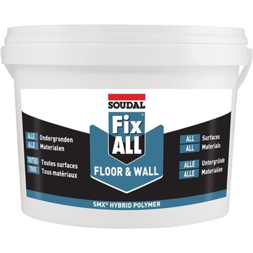 Klej polimerowy uniwers Soudal 4000 ml Fix All Hybrydowy Floor&Wall 4kg TOP