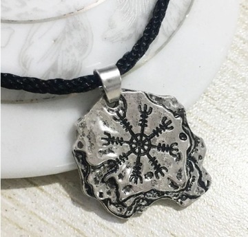 Подвеска «Дракон 2» в плетении «Талисман викингов»