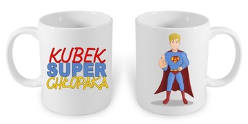 KUBEK SUPER CHŁOPAKA superman DZIEŃ CHŁOPAKA HIT