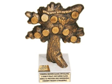 DRZEWKO SZCZĘŚCIA DLA SZEFOWEJ statuetka prezent