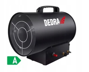 Nagrzewnica gazowa 7-15kW, czarna DEDRA DED9942