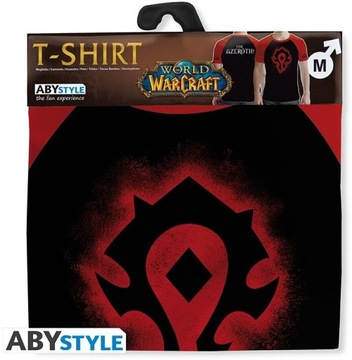 Футболка S World of Warcraft, оранжево-красная