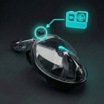 FULL-FACE SWIMMING MASK Non-Fog AntiFog S/M