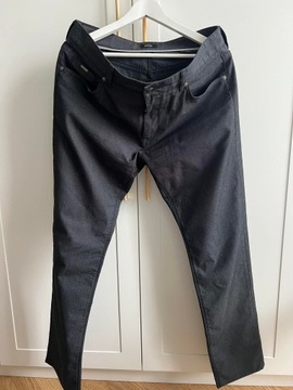 Spodnie jeansowe męskie HUGO BOSS granatowe r. 34/32