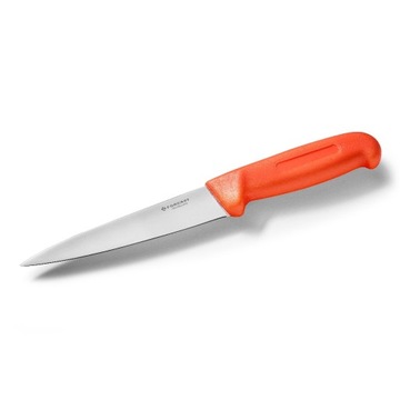NÓŻ KUCHENNY HACCP CZERWONY 15CM FORGAST FG01831