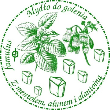 Mentolowe mydło do golenia - Famulus