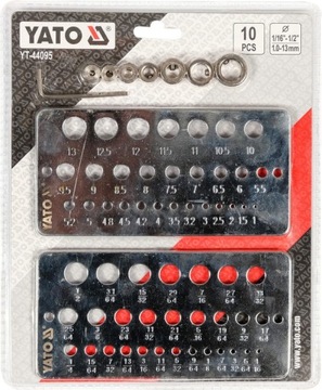 ПРОВЕРКА ДИАМЕТРА YATO, ОГРАНИЧЕНИЕ ГЛУБИНЫ