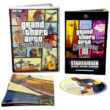 Grand Theft Auto San Andreas PC BOX GTA SA PC pudełko + plakat #1