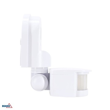 Czujnik Ruchu PIR Na Podczerwień IP44 220-240V AC MAX 300W Biały