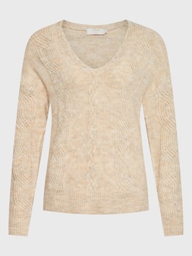 Cream Sweter Cabin 10610399 Beżowy Regular Fit