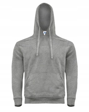BLUZA ROBOCZA SZARY MELANŻ Z KAPTUREM ROZ.L