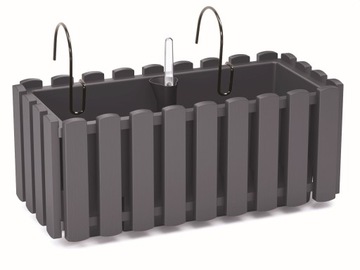Skrzynka balkonowa +haki Boardee DDEF400W Antracyt