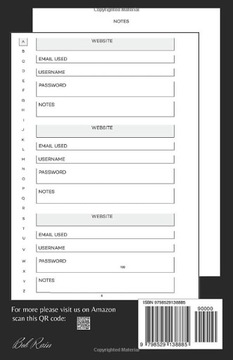 Rain, Bob Пароль для моей учетной записи: Премиум-журнал и журнал для защиты вас