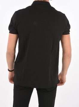 DIESEL koszulka męska polo bawełniana czarna L
