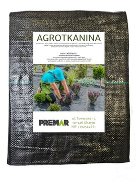AGROTKANINA MATA ANTYCHWASTOWA UV CZARNA GRUBA 1X10m 80g/m2