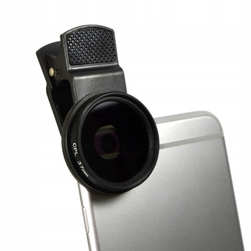 FILTR POLARYZACYJNY CPL DO TELEFONU KLIPS