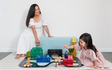 Connetix Магнитные строительные блоки Creative Roads Pack, 48 шт.