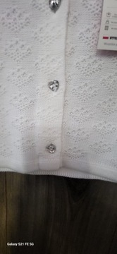 Свитер крестильный, свадебный 74