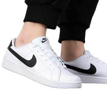 BUTY MĘSKIE NIKE COURT ROYALE skórzane białe 749747107