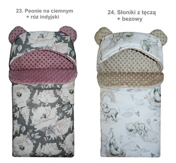 СПАЛЬНЫЙ МЕШОК MINKY+ХЛОПОК Для коляски, Для гондолы 40х80