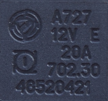 RELÉ 20A ALFA ROMEO / FIAT LANCIA 46520421