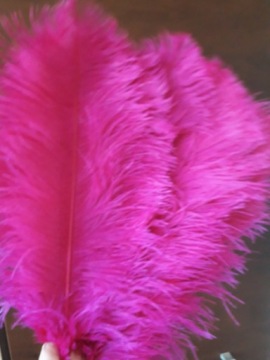 Перо страуса 45-50см фуксия