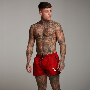 МУЖСКИЕ ШОРТЫ ДЛЯ ПЛАВАНИЯ КРАСНЫЕ ШОРТЫ VQ XXL