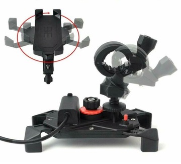 ДЕРЖАТЕЛЬ ДЛЯ МОТОТЕЛЕФОНА, РУЛЬ, ЗАРЯДНОЕ УСТРОЙСТВО