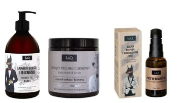 LAQ DOBERMAN ZESTAW 3cz ŻEL 500 + PEELING + OLEJEK