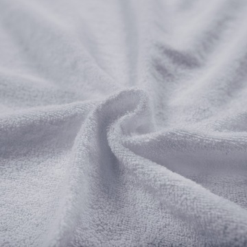 Prześcieradło frotte z gumką popiel 60x120x5